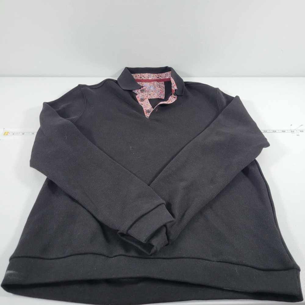 7 Downie Street Women's Shirt London Couture Size‎ M Black
